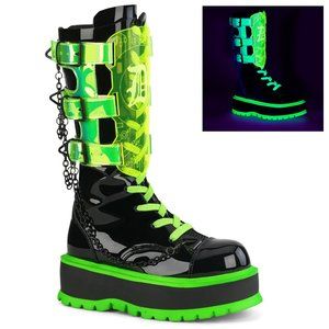 Demonia Slacker-156 UV Reactive Boot